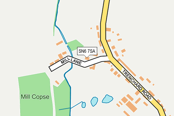 SN6 7SA map - OS OpenMap – Local (Ordnance Survey)