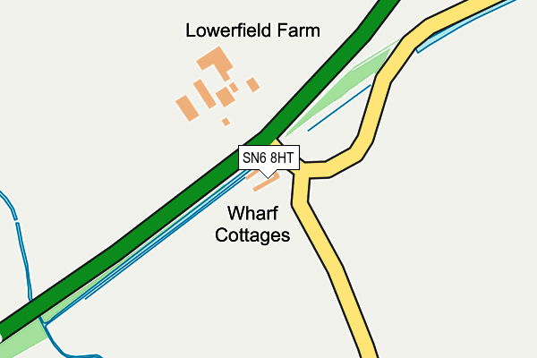 SN6 8HT map - OS OpenMap – Local (Ordnance Survey)