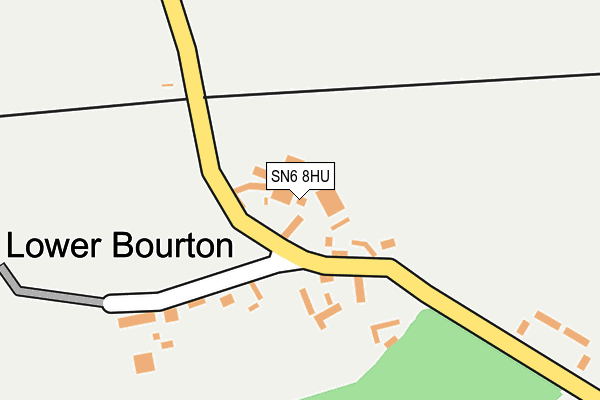 SN6 8HU map - OS OpenMap – Local (Ordnance Survey)