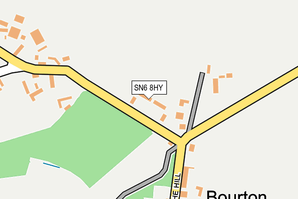 SN6 8HY map - OS OpenMap – Local (Ordnance Survey)