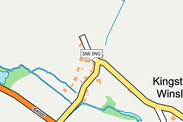 SN6 8NG map - OS OpenMap – Local (Ordnance Survey)