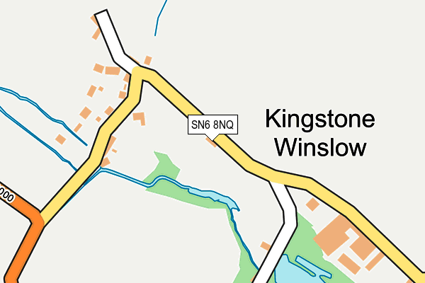 SN6 8NQ map - OS OpenMap – Local (Ordnance Survey)