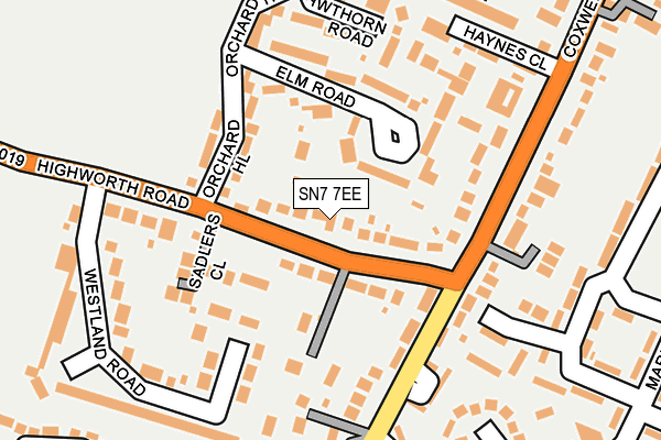 Map of AEB ENGINEERING LTD at local scale