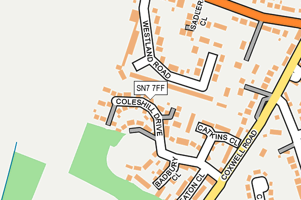 SN7 7FF map - OS OpenMap – Local (Ordnance Survey)