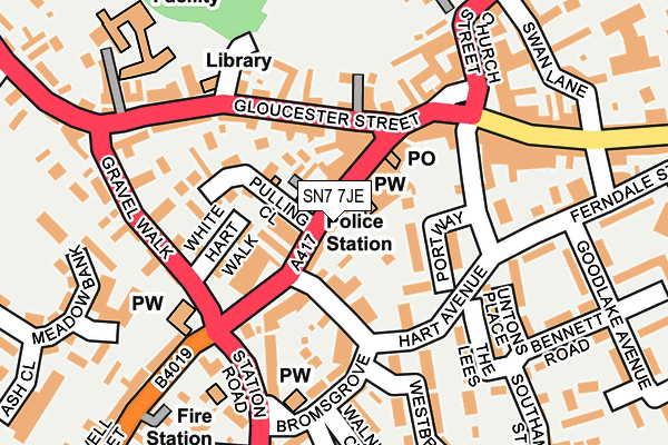 Map of FARINGDON PIZZA LIMITED at local scale