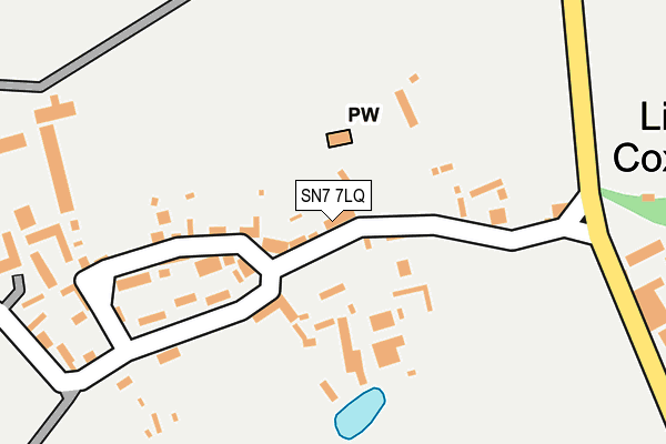 SN7 7LQ map - OS OpenMap – Local (Ordnance Survey)