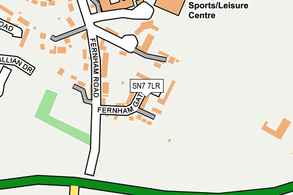 SN7 7LR map - OS OpenMap – Local (Ordnance Survey)