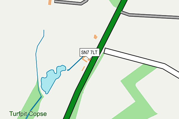 SN7 7LT map - OS OpenMap – Local (Ordnance Survey)