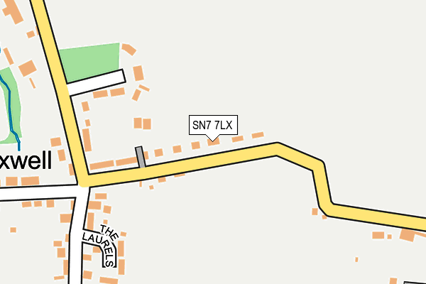 SN7 7LX map - OS OpenMap – Local (Ordnance Survey)