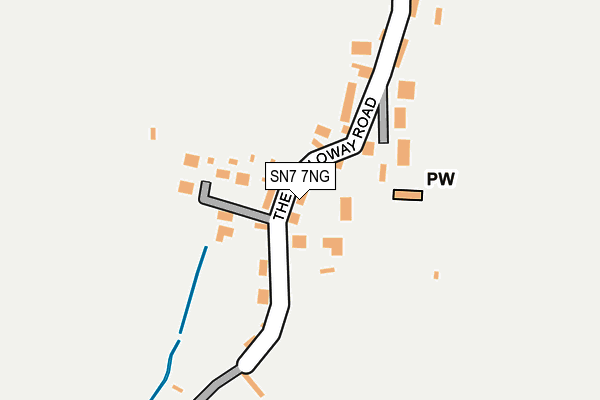 SN7 7NG map - OS OpenMap – Local (Ordnance Survey)