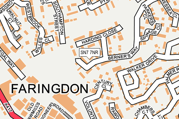 SN7 7NR map - OS OpenMap – Local (Ordnance Survey)