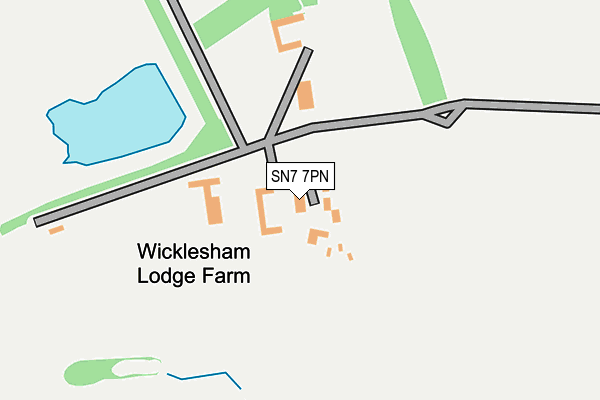 SN7 7PN map - OS OpenMap – Local (Ordnance Survey)