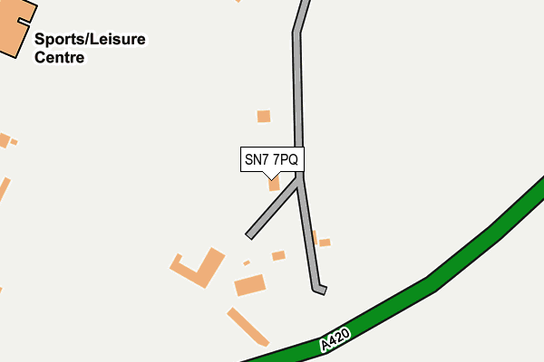 SN7 7PQ map - OS OpenMap – Local (Ordnance Survey)