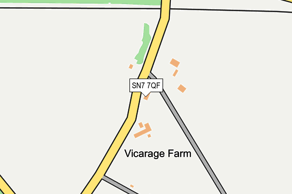 SN7 7QF map - OS OpenMap – Local (Ordnance Survey)