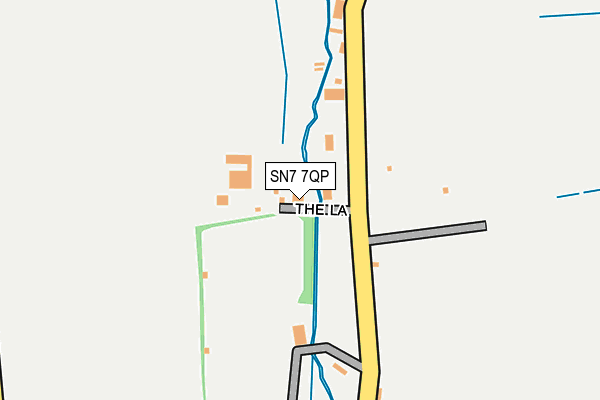 SN7 7QP map - OS OpenMap – Local (Ordnance Survey)