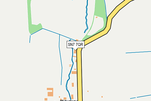 SN7 7QR map - OS OpenMap – Local (Ordnance Survey)