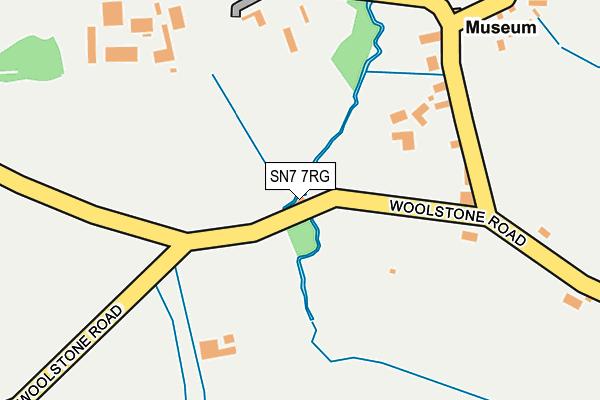 SN7 7RG map - OS OpenMap – Local (Ordnance Survey)