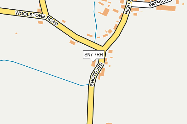 SN7 7RH map - OS OpenMap – Local (Ordnance Survey)