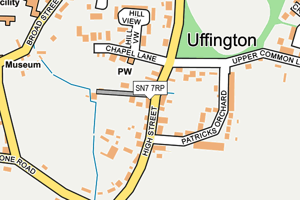 SN7 7RP map - OS OpenMap – Local (Ordnance Survey)