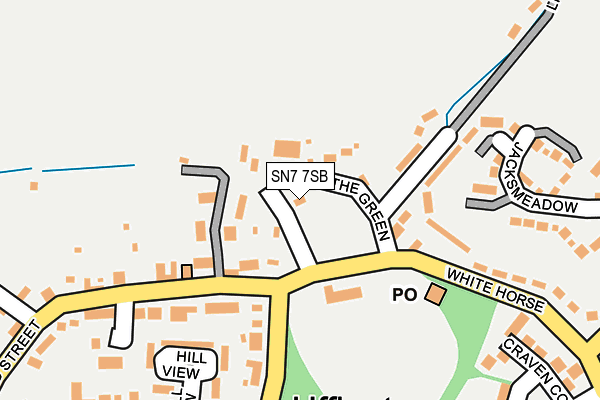 SN7 7SB map - OS OpenMap – Local (Ordnance Survey)