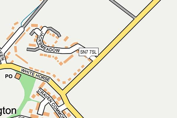 SN7 7SL map - OS OpenMap – Local (Ordnance Survey)
