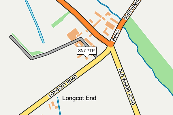 SN7 7TP map - OS OpenMap – Local (Ordnance Survey)