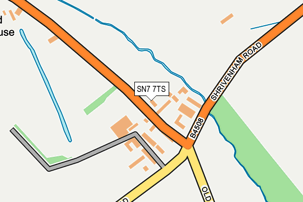 SN7 7TS map - OS OpenMap – Local (Ordnance Survey)