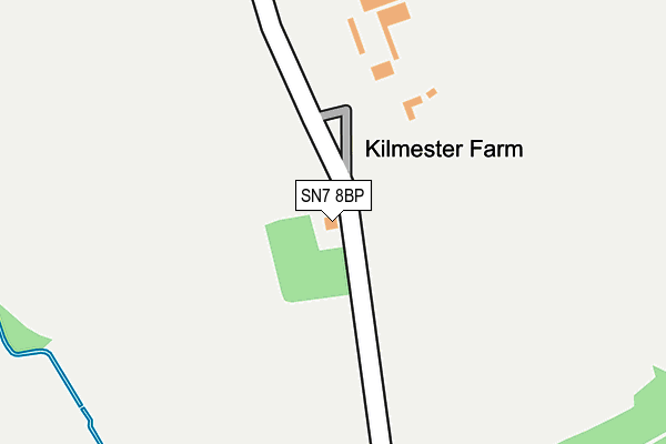 SN7 8BP map - OS OpenMap – Local (Ordnance Survey)