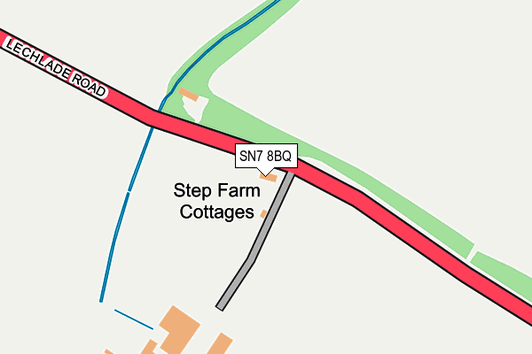 SN7 8BQ map - OS OpenMap – Local (Ordnance Survey)