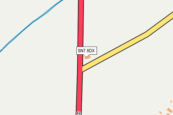 SN7 8DX map - OS OpenMap – Local (Ordnance Survey)