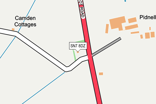 SN7 8DZ map - OS OpenMap – Local (Ordnance Survey)