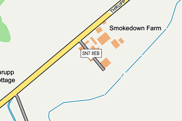 SN7 8EB map - OS OpenMap – Local (Ordnance Survey)