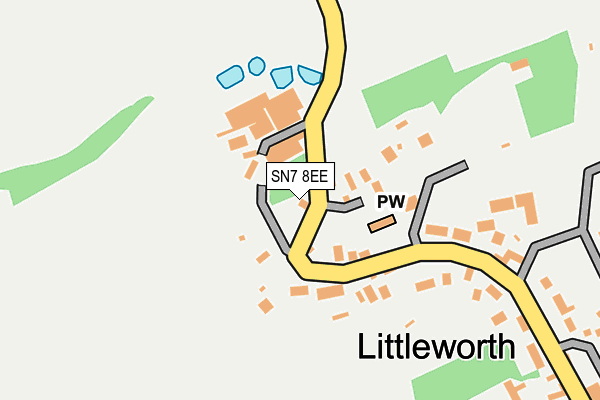 SN7 8EE map - OS OpenMap – Local (Ordnance Survey)
