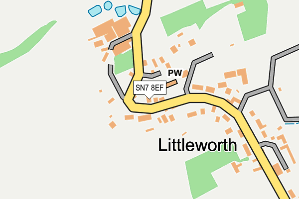 SN7 8EF map - OS OpenMap – Local (Ordnance Survey)