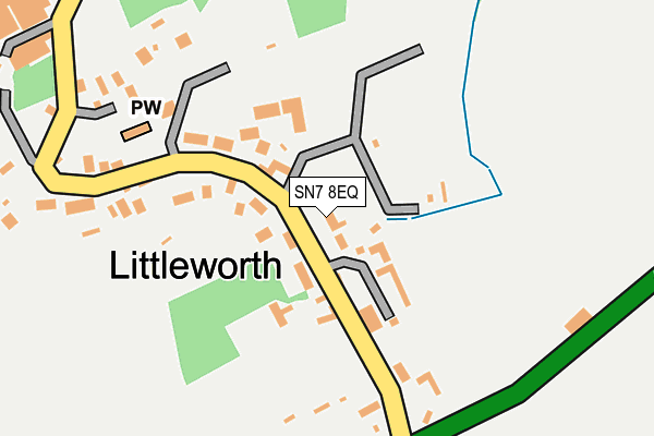SN7 8EQ map - OS OpenMap – Local (Ordnance Survey)