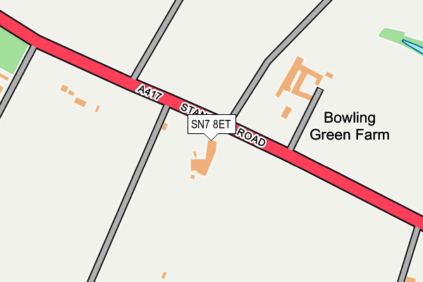 SN7 8ET map - OS OpenMap – Local (Ordnance Survey)