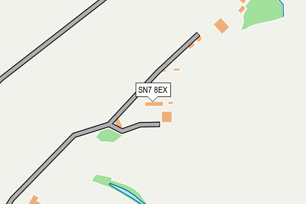 SN7 8EX map - OS OpenMap – Local (Ordnance Survey)