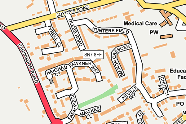 Map of ANDREW MUNNS TREE SURGERY LTD at local scale