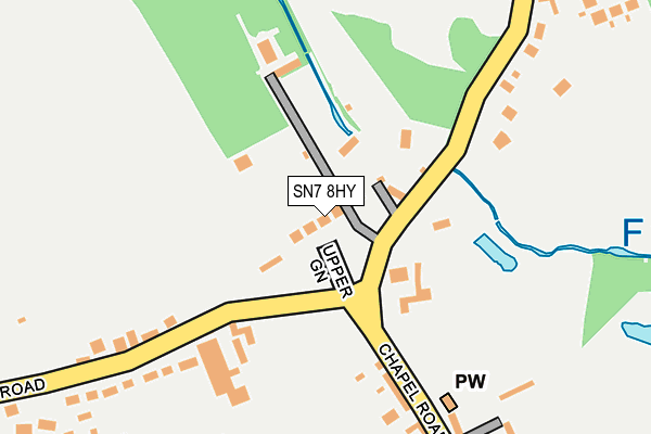 SN7 8HY map - OS OpenMap – Local (Ordnance Survey)