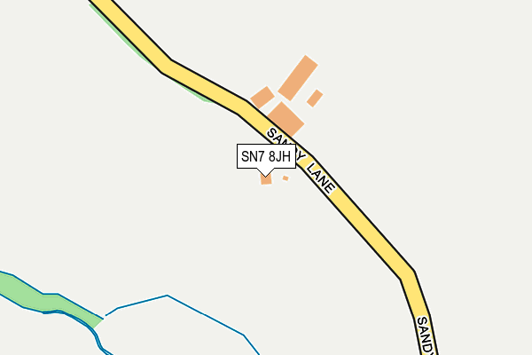 SN7 8JH map - OS OpenMap – Local (Ordnance Survey)