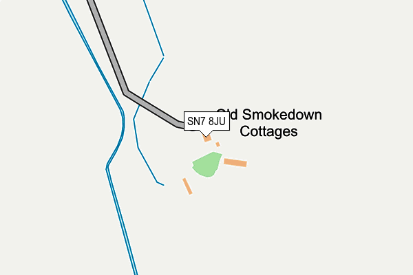 SN7 8JU map - OS OpenMap – Local (Ordnance Survey)