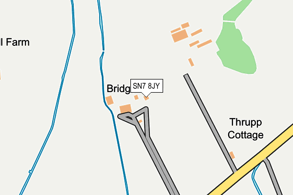 SN7 8JY map - OS OpenMap – Local (Ordnance Survey)