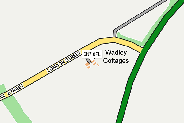 SN7 8PL map - OS OpenMap – Local (Ordnance Survey)