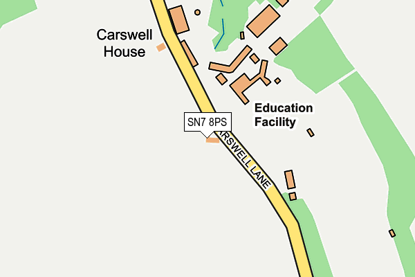 SN7 8PS map - OS OpenMap – Local (Ordnance Survey)