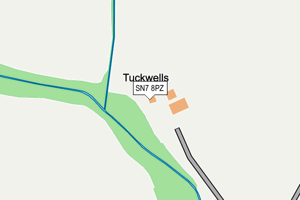 SN7 8PZ map - OS OpenMap – Local (Ordnance Survey)