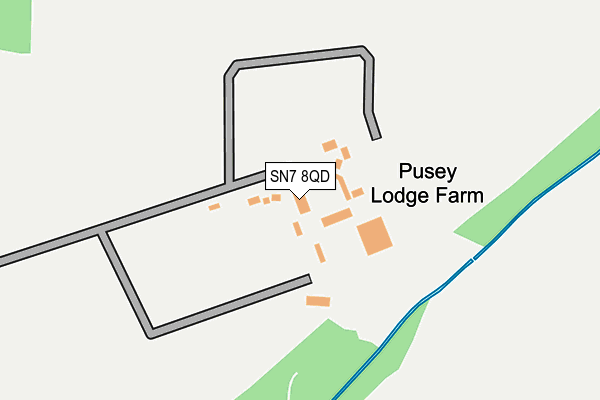SN7 8QD map - OS OpenMap – Local (Ordnance Survey)