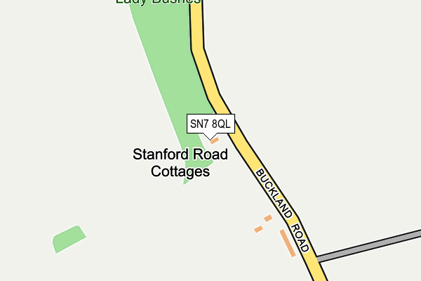 SN7 8QL map - OS OpenMap – Local (Ordnance Survey)