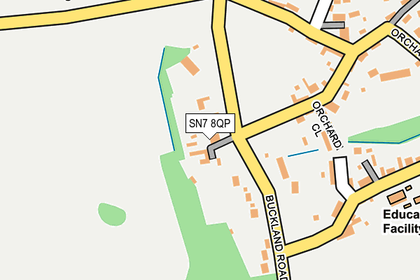 SN7 8QP map - OS OpenMap – Local (Ordnance Survey)