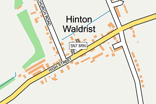 SN7 8RN map - OS OpenMap – Local (Ordnance Survey)