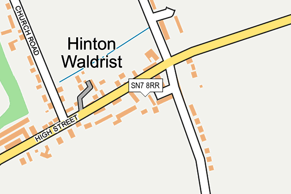 SN7 8RR map - OS OpenMap – Local (Ordnance Survey)